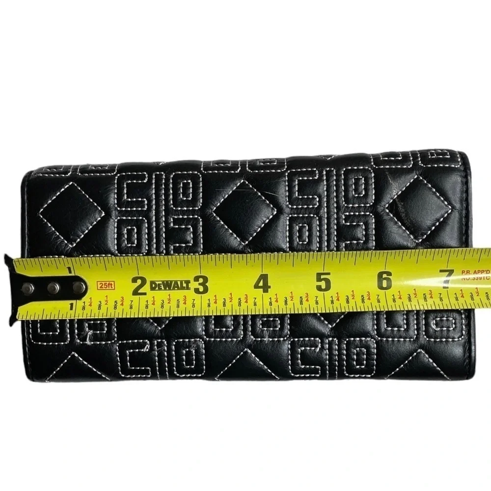 COBO BLU Black Leather Wallet
